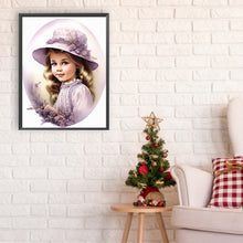 Load image into Gallery viewer, Diamond Painting - Full Round - lavender girl (30*40CM)
