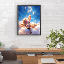 Load image into Gallery viewer, Diamond Painting - Full Round - Deer sleeping on the clouds (30*40CM)
