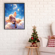 Load image into Gallery viewer, Diamond Painting - Full Round - Deer sleeping on the clouds (30*40CM)
