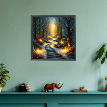 Load image into Gallery viewer, Diamond Painting - Full Round - Candlelight Forest (30*30CM)
