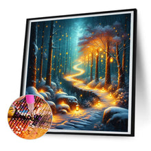 Load image into Gallery viewer, Diamond Painting - Full Round - Candlelight Forest (30*30CM)
