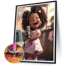 Load image into Gallery viewer, Diamond Painting - Full Round - sweet girl (30*40CM)

