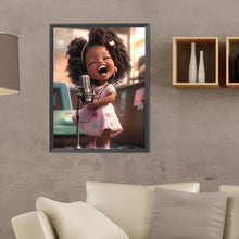 Load image into Gallery viewer, Diamond Painting - Full Round - sweet girl (30*40CM)
