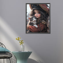 Load image into Gallery viewer, Diamond Painting - Full Round - sweet girl (40*50CM)
