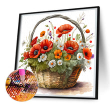 Load image into Gallery viewer, Diamond Painting - Full Round - poppy flower (30*30CM)
