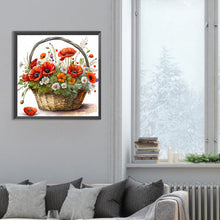 Load image into Gallery viewer, Diamond Painting - Full Round - poppy flower (30*30CM)
