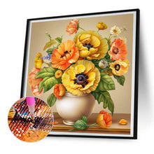 Load image into Gallery viewer, Diamond Painting - Full Round - poppy flower (30*30CM)
