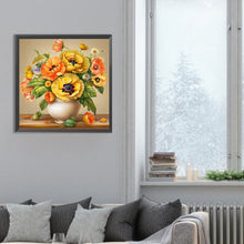 Load image into Gallery viewer, Diamond Painting - Full Round - poppy flower (30*30CM)
