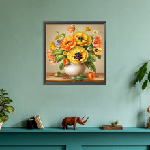 Load image into Gallery viewer, Diamond Painting - Full Round - poppy flower (30*30CM)
