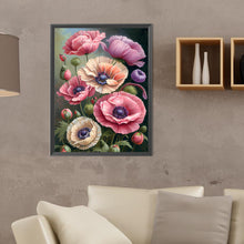 Load image into Gallery viewer, Diamond Painting - Full Round - poppy flower (30*40CM)

