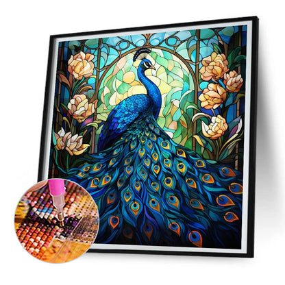 Diamond Painting - Full Round - Peacock (30*30CM)