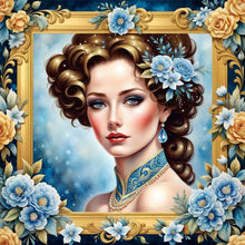 Load image into Gallery viewer, Diamond Painting - Full Round - noble lady (30*30CM)

