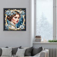Load image into Gallery viewer, Diamond Painting - Full Round - noble lady (30*30CM)
