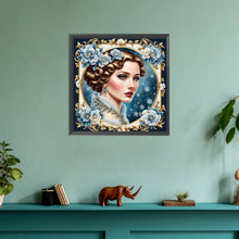 Load image into Gallery viewer, Diamond Painting - Full Round - noble lady (30*30CM)
