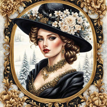 Load image into Gallery viewer, Diamond Painting - Full Round - noble lady (30*30CM)
