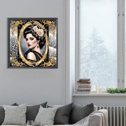 Diamond Painting - Full Round - noble lady (30*30CM)