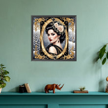 Load image into Gallery viewer, Diamond Painting - Full Round - noble lady (30*30CM)
