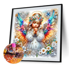 Load image into Gallery viewer, AB Diamond Painting - Full Round - Girl with colorful wings (30*30CM)
