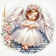 Load image into Gallery viewer, AB Diamond Painting - Full Round - sleeping angel (30*30CM)
