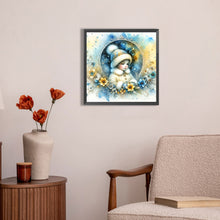 Load image into Gallery viewer, AB Diamond Painting - Full Round - winter girl (30*30CM)
