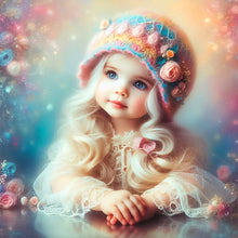 Load image into Gallery viewer, AB Diamond Painting - Full Round - thinking girl (30*30CM)
