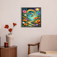 Load image into Gallery viewer, AB Diamond Painting - Full Round - fairy tale world flowers (30*30CM)
