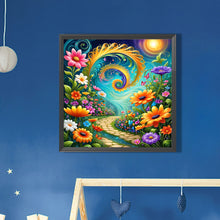Load image into Gallery viewer, AB Diamond Painting - Full Round - fairy tale world flowers (30*30CM)
