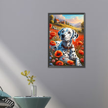 Load image into Gallery viewer, AB Diamond Painting - Full Round - Poppies and Dalmatians (40*60CM)
