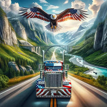 Load image into Gallery viewer, Diamond Painting - Full Round - american eagle (30*30CM)
