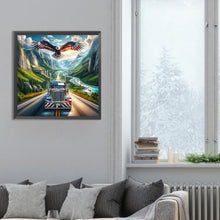 Load image into Gallery viewer, Diamond Painting - Full Round - american eagle (30*30CM)
