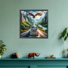 Load image into Gallery viewer, Diamond Painting - Full Round - american eagle (30*30CM)
