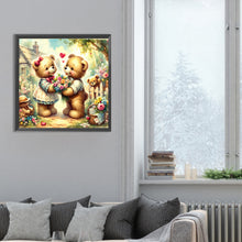 Load image into Gallery viewer, Diamond Painting - Full Round - Rose Care Bear (30*30CM)

