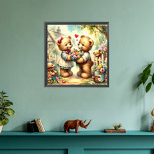 Load image into Gallery viewer, Diamond Painting - Full Round - Rose Care Bear (30*30CM)
