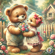 Load image into Gallery viewer, Diamond Painting - Full Round - Rose Care Bear (30*30CM)

