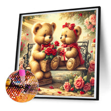 Load image into Gallery viewer, Diamond Painting - Full Round - Rose Care Bear (30*30CM)
