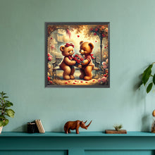 Load image into Gallery viewer, Diamond Painting - Full Round - Rose Care Bear (30*30CM)
