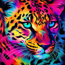 Load image into Gallery viewer, Diamond Painting - Full Round - colorful leopard (30*30CM)
