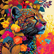Load image into Gallery viewer, Diamond Painting - Full Round - colorful leopard (30*30CM)
