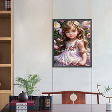 Load image into Gallery viewer, Diamond Painting - Full Round - sweet girl (40*50CM)
