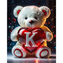 Load image into Gallery viewer, Diamond Painting - Full Round - Love letter bear K (35*45CM)
