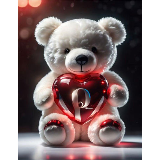 Diamond Painting - Full Round - Love letter bear Q (35*45CM)