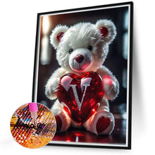 Load image into Gallery viewer, Diamond Painting - Full Round - Heart Letter Bear V (35*45CM)
