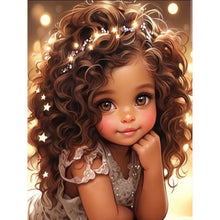 Load image into Gallery viewer, Diamond Painting - Full Round - sweet girl (30*40CM)

