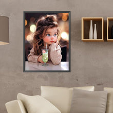 Load image into Gallery viewer, Diamond Painting - Full Round - sweet girl (30*40CM)
