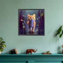 Load image into Gallery viewer, Diamond Painting - Full Round - cat (30*30CM)

