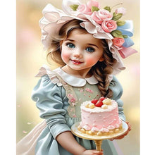 Load image into Gallery viewer, Diamond Painting - Full Round - sweet girl (40*50CM)
