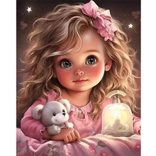 Load image into Gallery viewer, Diamond Painting - Full Round - sweet girl (40*50CM)
