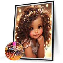 Load image into Gallery viewer, Diamond Painting - Full Round - sweet girl (40*50CM)
