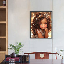 Load image into Gallery viewer, Diamond Painting - Full Round - sweet girl (40*50CM)
