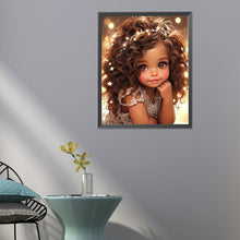 Load image into Gallery viewer, Diamond Painting - Full Round - sweet girl (40*50CM)
